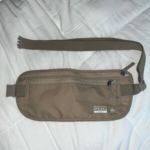 Beige money belt